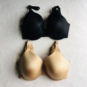2 x Soma Vanishing Back Full Coverage Bras 32DDD